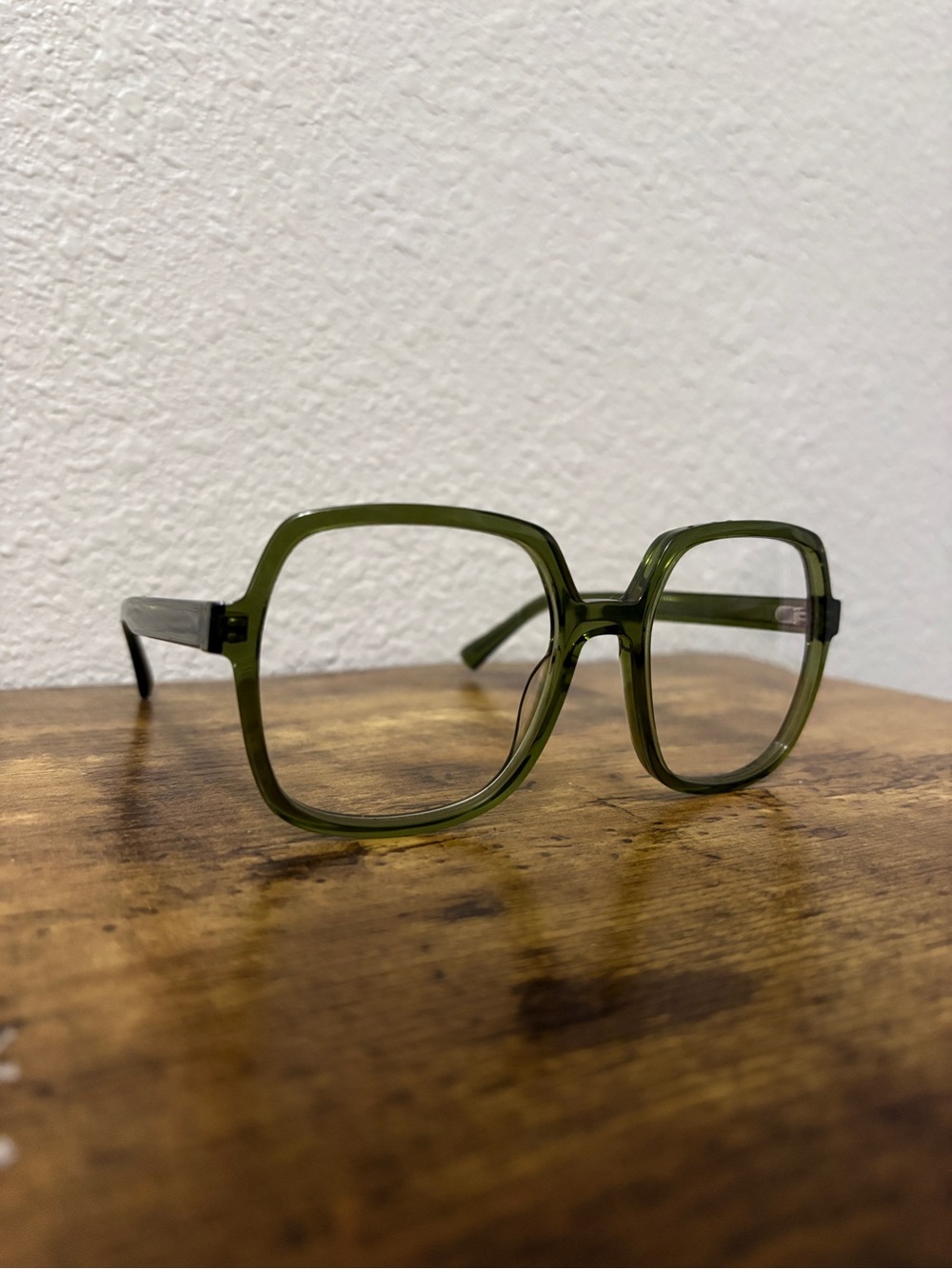 Jimmy Fairly “The Lou” Square Eye Glasses Frame in Green